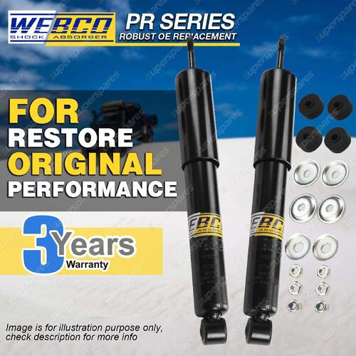 Pair Front Webco Pro Shock Absorbers for FORD RANGER PJ PK 2WD 4WD UTE