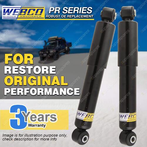 2 Rear PR Webco Shock Absorber for HOLDEN ASTRA TS SEDAN COUPE HATCHBACK 98-04