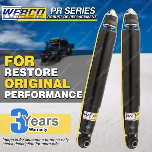 Pair Rear Webco Ultra Shock Absorbers for HOLDEN BARINA SB Hatchback 94-01