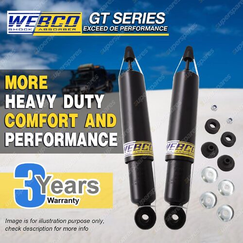 2 Rear HD Webco Pro Shock Absorbers for HOLDEN COMMODORE VR VS SEDAN 1993-2002