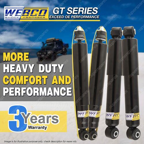 Front Rear Webco HD Pro Shock Absorbers for FORD RANGER 2WD 4WD Ute with 3.0 eng