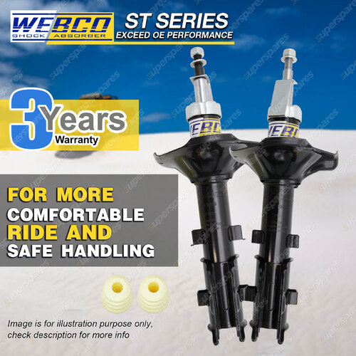 Front Webco Pro Strut Shock Absorbers for HYUNDAI EXCEL X3  Sedan Hatch 97-00