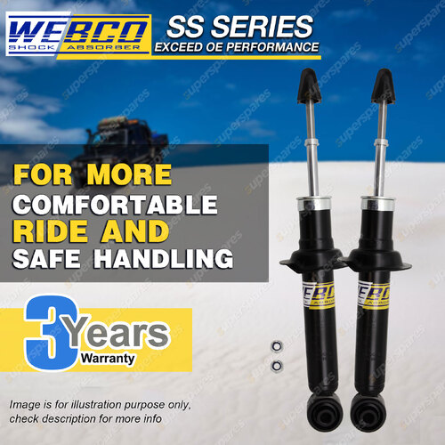 Rear Webco Shock Absorbers for NISSAN PULSAR N15 Sedan Hatch incl SSS 97-2001