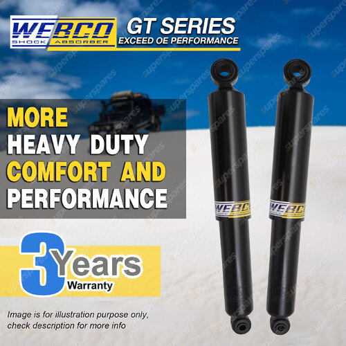 Pair Rear Webco HD Pro Shock Absorbers for MAZDA BT50 GEN 2 2.5 3.0 4WD 11 on