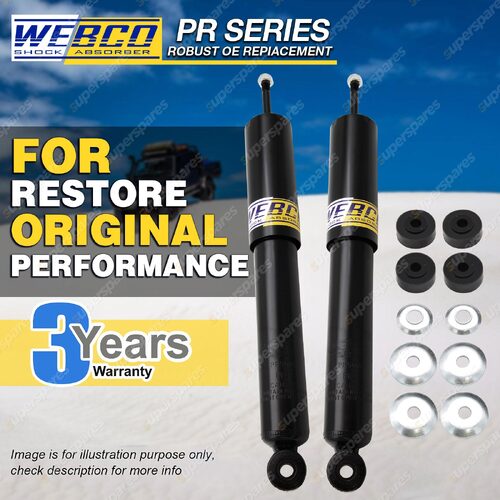 Pair Rear Webco Pro Shock Absorbers for MITSUBISHI PAJERO NM NP NS NT NW 00-ON