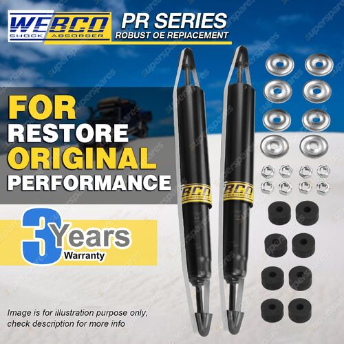 2 Rear PR Webco Pro Shock Absorbers for Ford Cortina TE TF Sedan Station Wagon