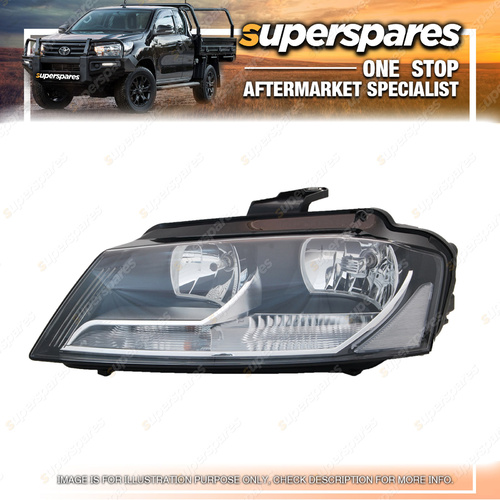 Superspares Left H7 H7 Headlight for Audi A3 8P 07/2008- 04/2013 Brand New