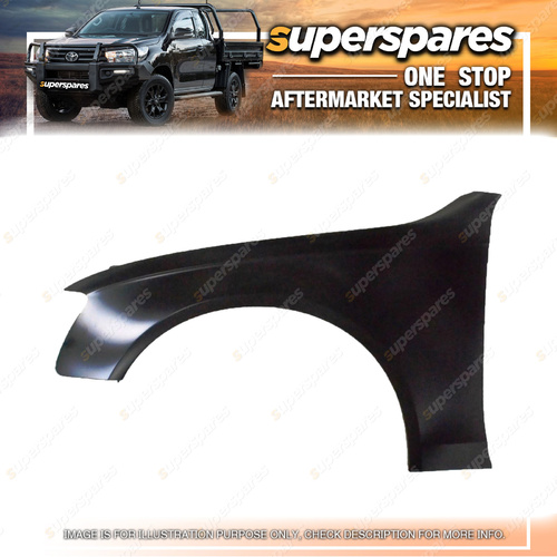 Superspares Left Guard for Audi A4 S4 B8 Without Blinker Hole 06/2012-09/2015