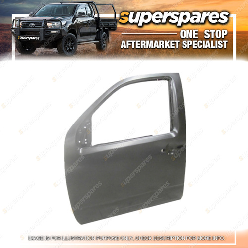 Superspares Left Front Door Shell for Nissan Navara Dual Cab D40 12/2005-2015