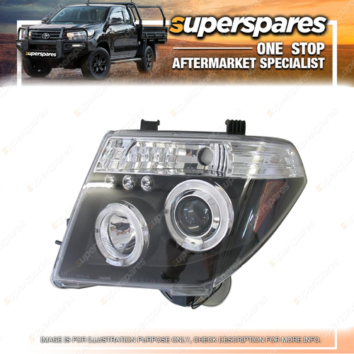 Superspares Headlight Set for Nissan Navara D40 12/2005-01/2010 Brand New