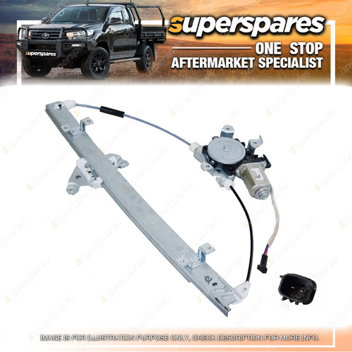 Superspares RH Front E/ Window Regulator for Nissan Navara D40 12/2005-2015