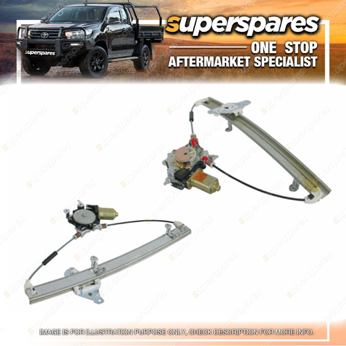 Superspares Right Front Electric Window Regulator for Nissan Pulsar Sedan N16