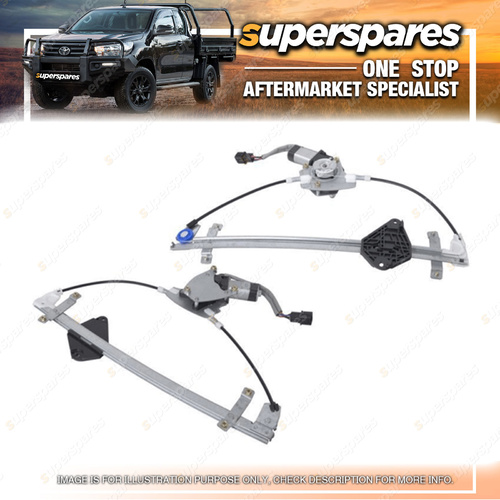 Superspares RH Front Electric Window Regulator for Subaru Liberty BM BR 6 Pins