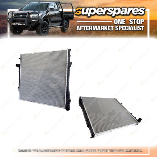 Superspares Radiator for Bmw X5 E53 3.0 Petrol Diesel Without Bleeder Pipe