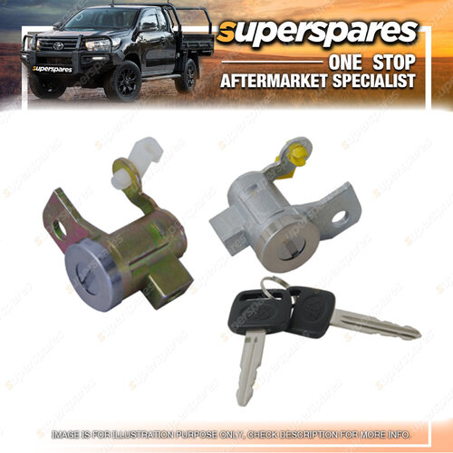 Superspares Door Lock Barrel Keys for Holden Rodeo RA 03/2003-09/2008