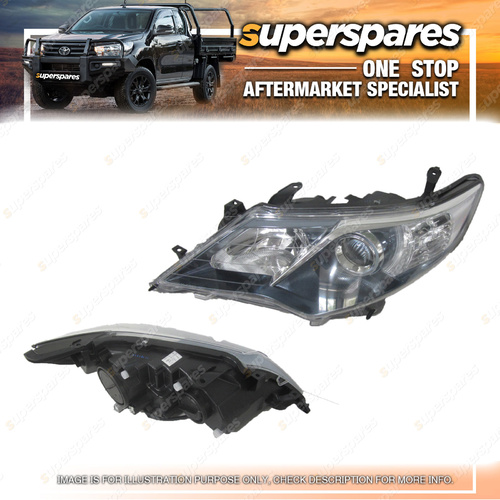 Superspares Left Headlight for Toyota Camry ASV50 Blue 12/2011-12/2014