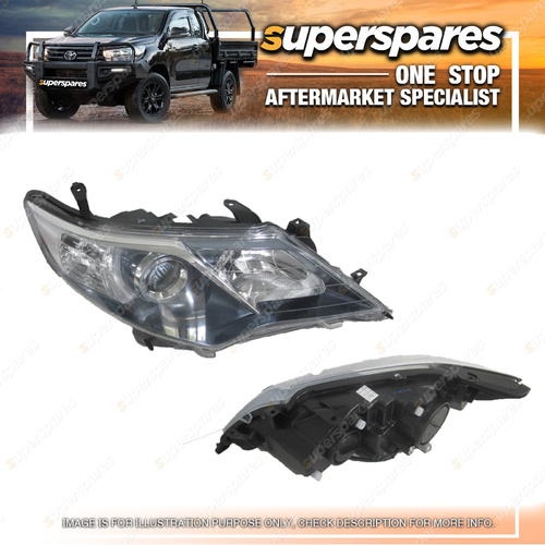 Superspares Right Headlight for Toyota Camry ASV50 Blue 12/2011-12/2014