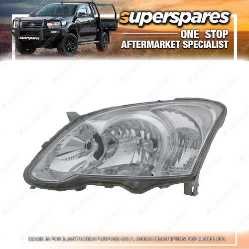 Superspares Right Headlight for Toyota Corolla ZZE122 HATCHBACK 04/2004-05/2007