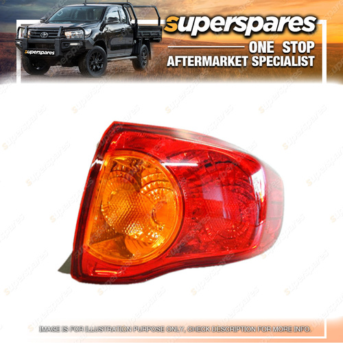 Superspares Right Tail Light for Toyota Corolla Sedan ZRE152 05/2007-09/2009