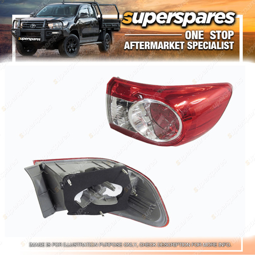 Superspares RH Tail Light for Toyota Corolla Sedan ZRE152 SERIES 2 2011-ONWARDS