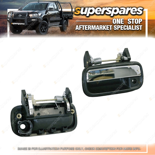 Superspares Left Front Door Handle for Toyota Hilux RN85 LN106 10/1988-09/1997