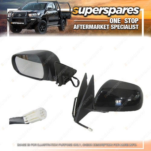 Superspares LH E/ Door Mirror for Toyota Kluger GSU40 1 Without Folding Lamp