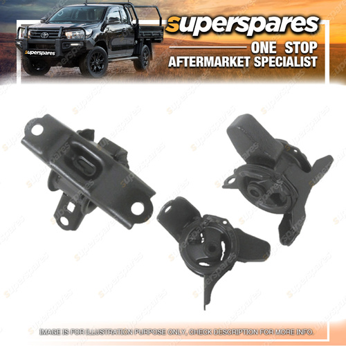 Superspares Left Transmission Mount for Honda Jazz GE Automatic 10/2008-06/2014