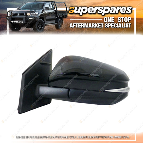 Superspares Left Electric Door Mirror With Blinker for Toyota Rav4 40 SERIES