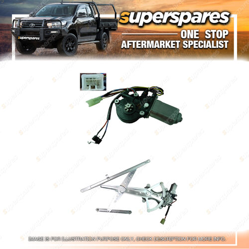 Superspares Rihgt Front Window Regulator With Motor for Toyota Rav4 5D