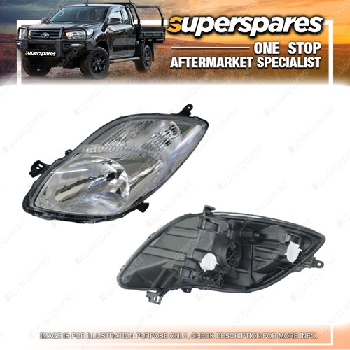 Superspares Left Headlight for Toyota Yarishatchback NCP90 08/2008-10/2011