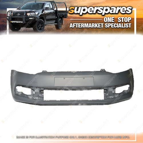 Superspares Front Bar Cover for Volkswagen Polo 6R No Washer Jet & Sensor Holes