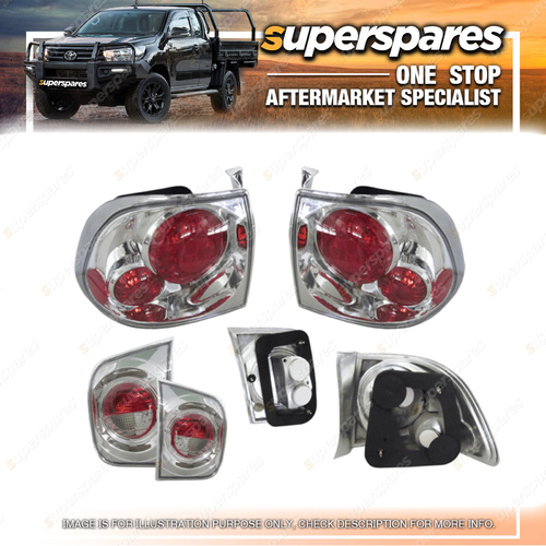 Superspares Headlight Set for Honda Civic EK SEDAN 4 Piece/Set 10/1995-12/1998