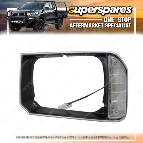 Superspares Left Headlight Case for DAIHATSU CHARADE G10 G20 1981-1983