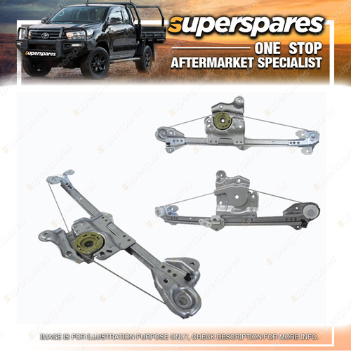 Superspares RH Rear Electric Window Regulator Without Motor for Holden Astra AH