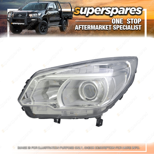 Superspares Left Headlight Projector for Holden Colorado RG LTZ-Z71-STORM