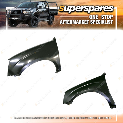 LH Guard for Holden Rodeo Dual Cab RA Without Blinker Hole With Flare Holes