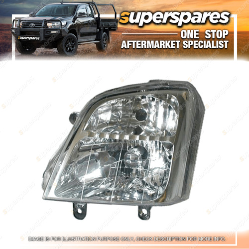 Superspares Left Headlight for Holden Rodeo RA Without Parker 03/2003-12/2006