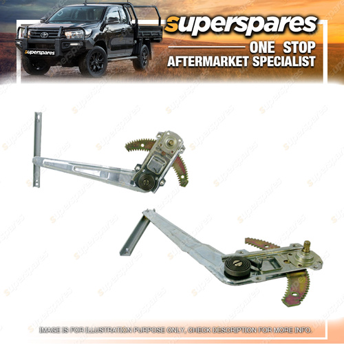 Superspares Left Front Window Regulator for Holden Rodeo TF S 1 07/1988-02/2003