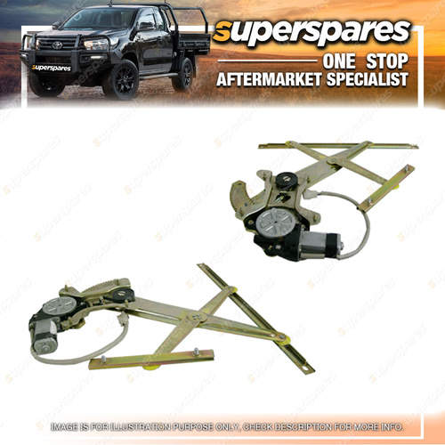 Superspares Right Hand Sied Front Electric Window Regulator for Holden Rodeo RA