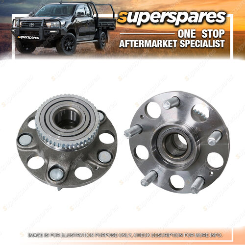 Superspares Rear Wheel Hub for Honda Accord CM 2.4L 4Cyl-3.0L V6 Brand New