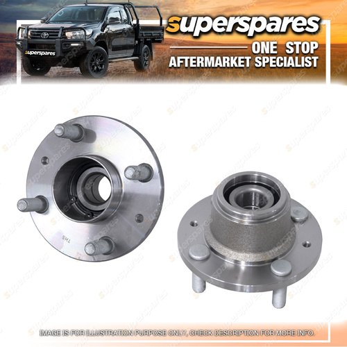 Superspares Rear Wheel Hub for Holden Barina TK Non Abs Type 12/2005-09/2012