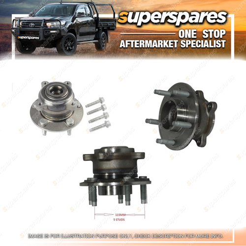 Superspares Rear Wheel Hub for Holden Cruze 1.6T 2.0Dt JG JH 5 Bolts 115Mm