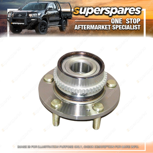 Superspares Rear Wheel Hub With Abs for Hyundai Tucson JM 08/2004-ONWARDS