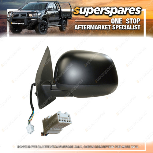 Superspares Left Door Mirror for Mitsubishi Outlander ZG 11/2006-07/2009