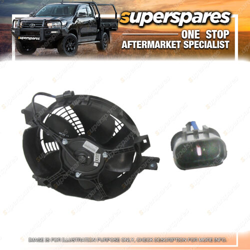 Superspares Air Conditioning Condenser Fan for Mitsubishi Triton ML MN 2006-2014