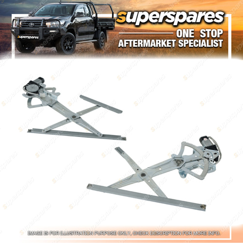 Superspares RH Front E/ Window Regulator W/ Motor for Mitsubishi Triton ML MN