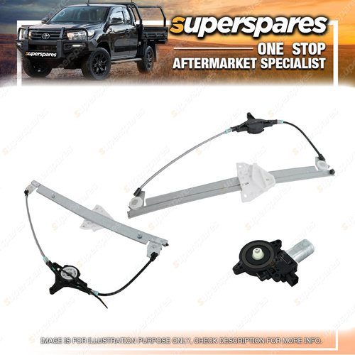 Superspares RH Front Window Regulator With Motor for Mazda 2 DE 06/2007-08/2014