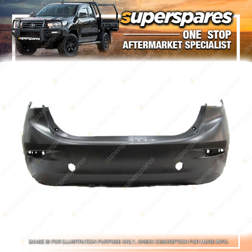 Rear Bumper Bar Cover for Mazda 3 BM Without Sensor Holes 01/2014-04/2016