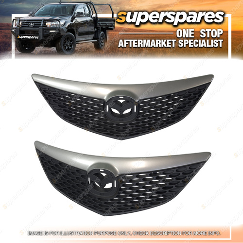 Superspares Grille for Mazda 3 Hatchback BK A 01/2004-05/2006 Brand New