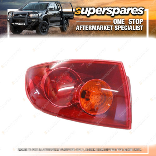 Superspares Left Hand Side Outer Tail Light for Mazda 3 Sedan BK 2004-2006